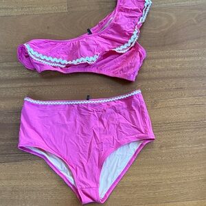 Pink Ruffled Women's bikini